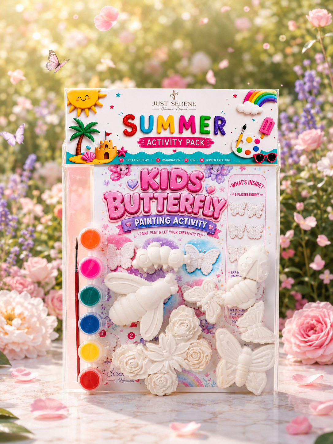 Papillon Butterfly Plaster Painting Kit for Kids