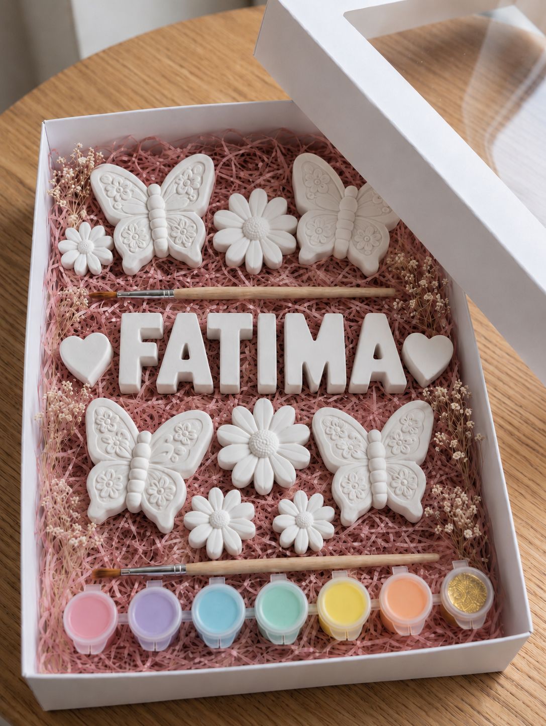 Personalised Name Plaster Painting Kit for Kids | Just Serene