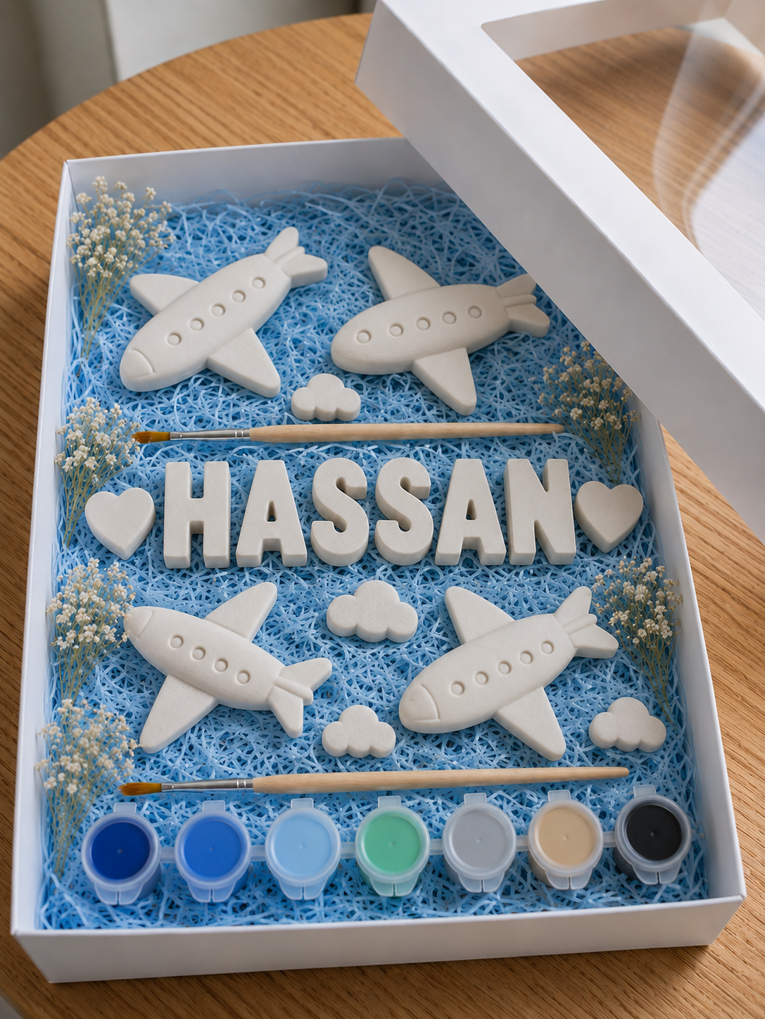 Personalised Name Plaster Painting Kit for Kids | Just Serene