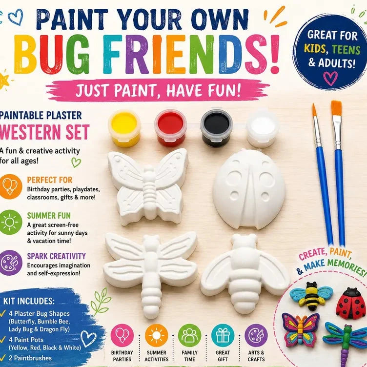 Papillon Butterfly Plaster Painting Kit for Kids
